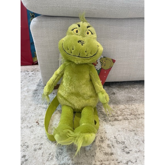 Dr. Seuss Handbags - Dr. Suess The Grinch Plush Mini Backpack NWT